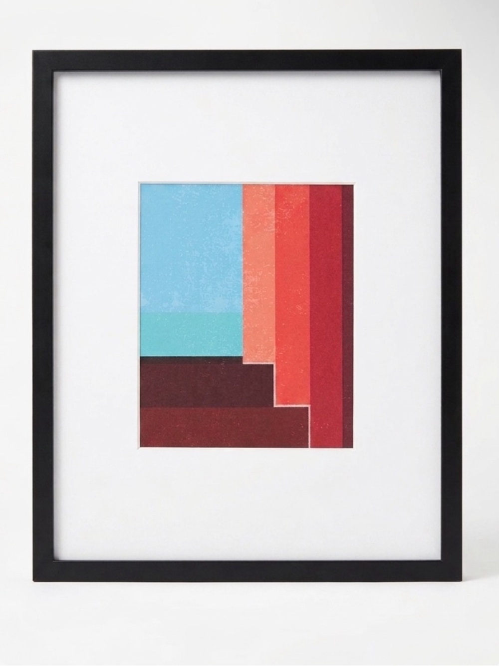 15x19 Geometric Giclee Abstract Art & Project 62 Modern Black Gallery Wood Frame
